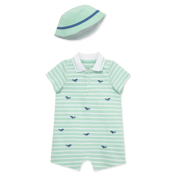 Whales Romper & Hat PEEK A BOO