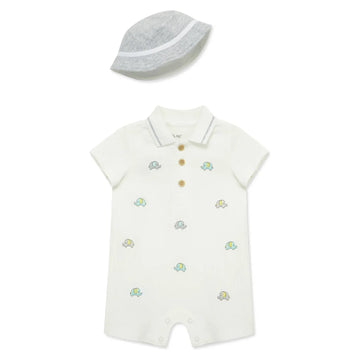 Elephants Romper & Hat PEEK A BOO