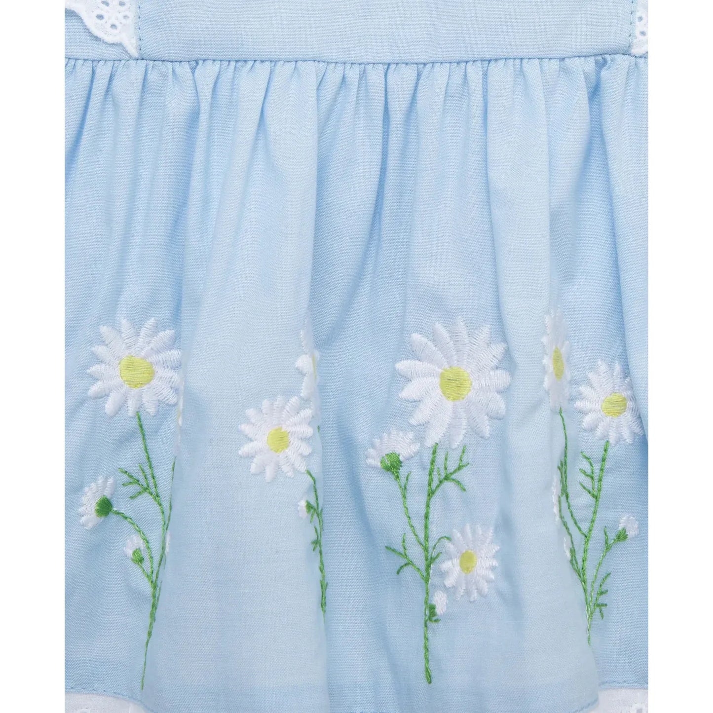 daisy bordert woven tunic set