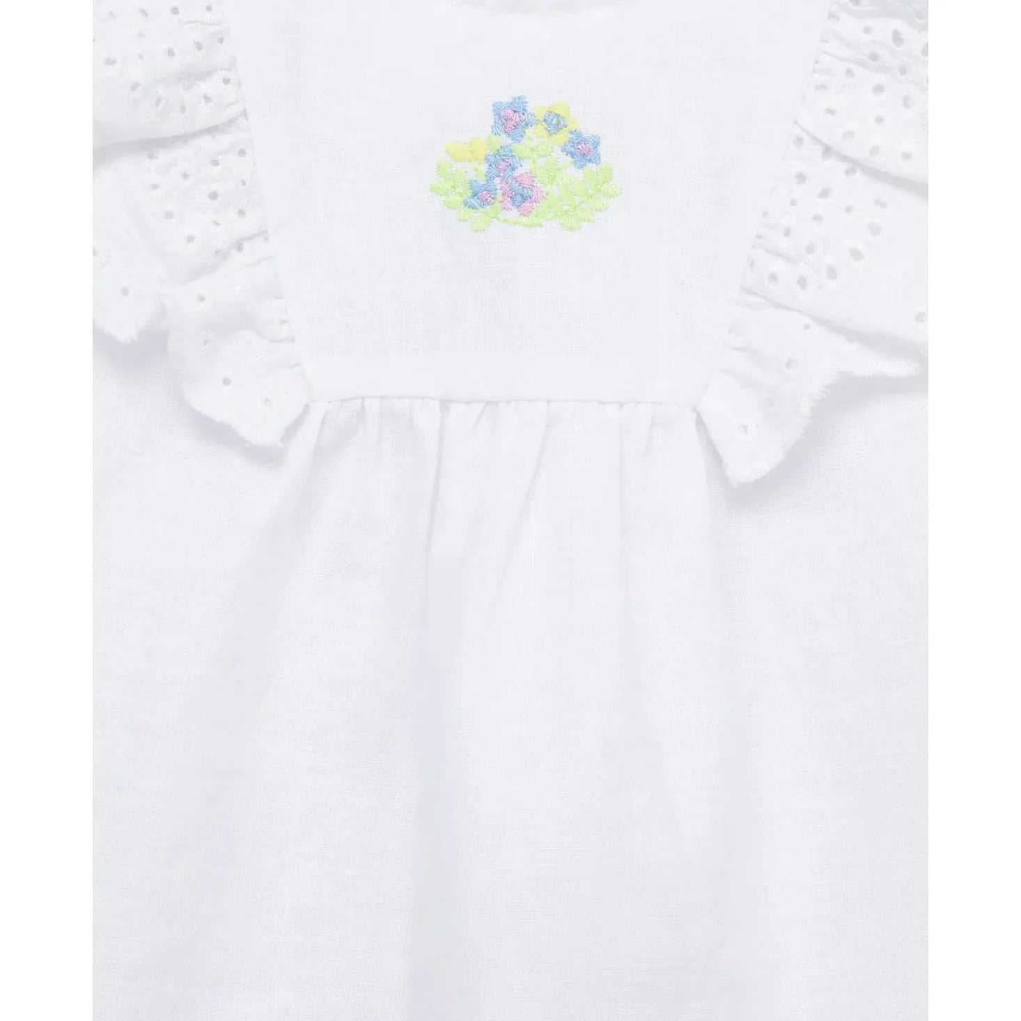 Sweet Eyelet Woven Tunic Set PEEK A BOO