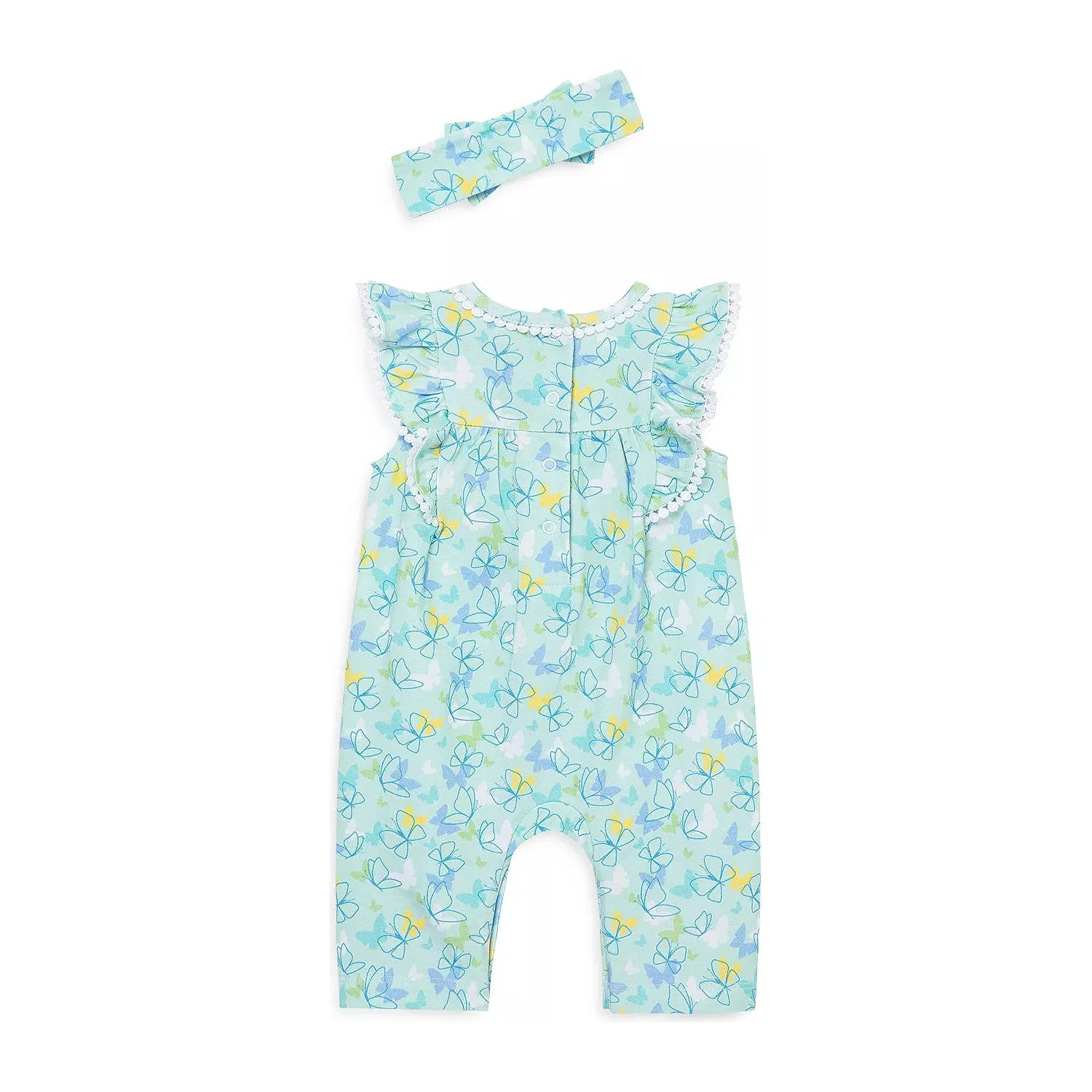 Girls' Butterflies Jumpsuit & Headband PEEK A BOO
