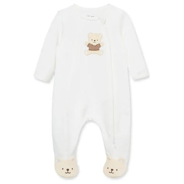 Gentle Bear 2-Way-Zip Footie PEEK A BOO
