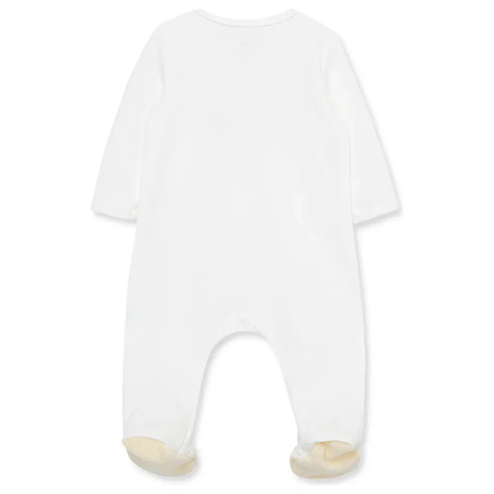 gentle bear 2-way-zip footie