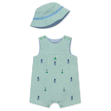 Golf Woven Sunsuit & Hat PEEK A BOO