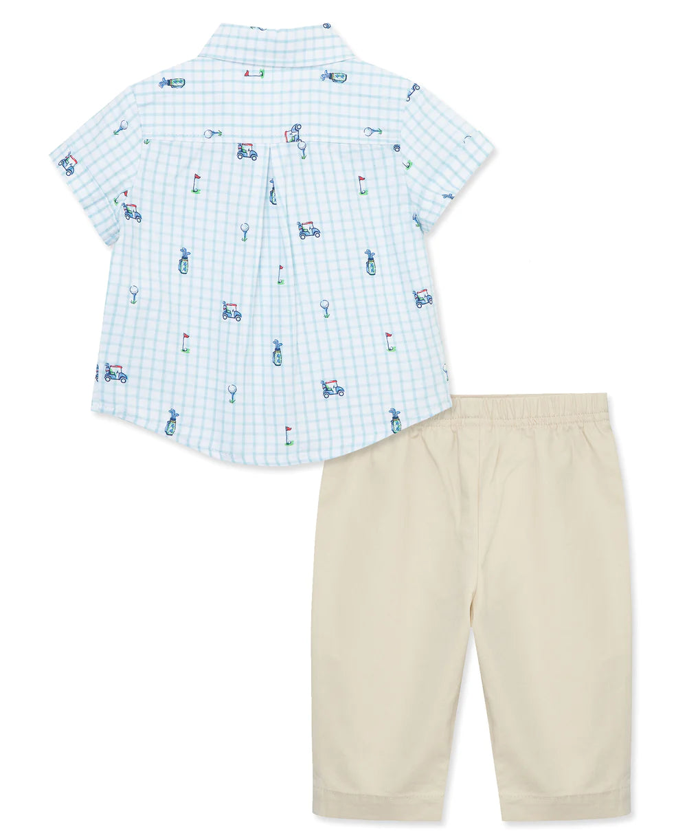 golf woven pant set