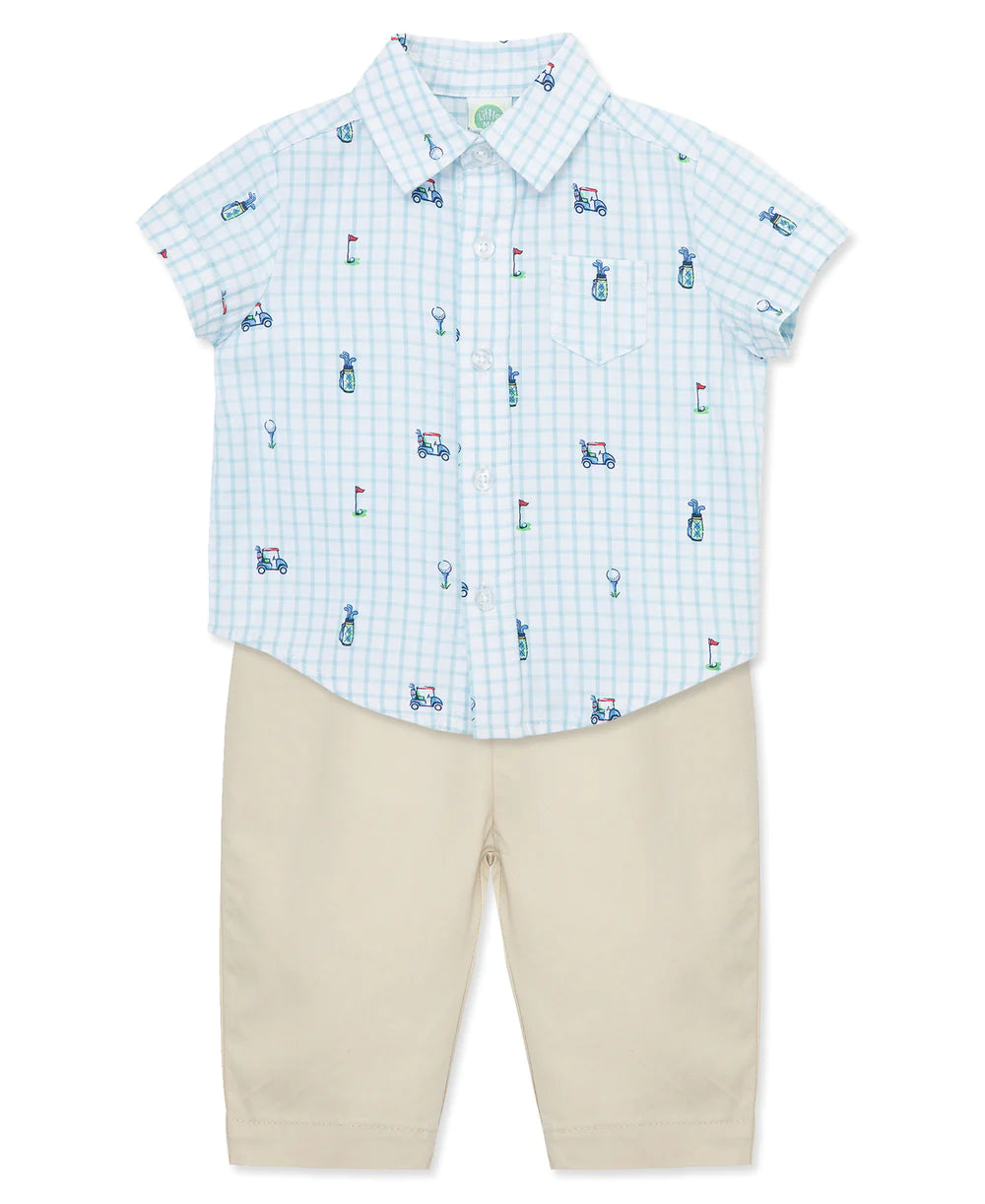 golf woven pant set