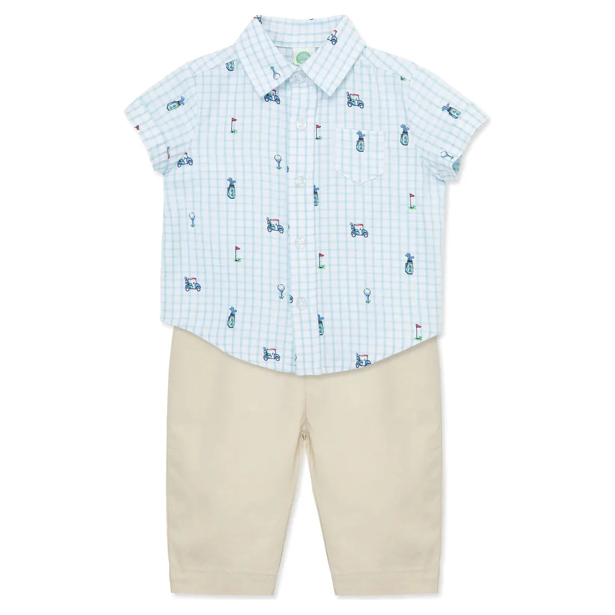 Golf Woven Pant Set PEEK A BOO