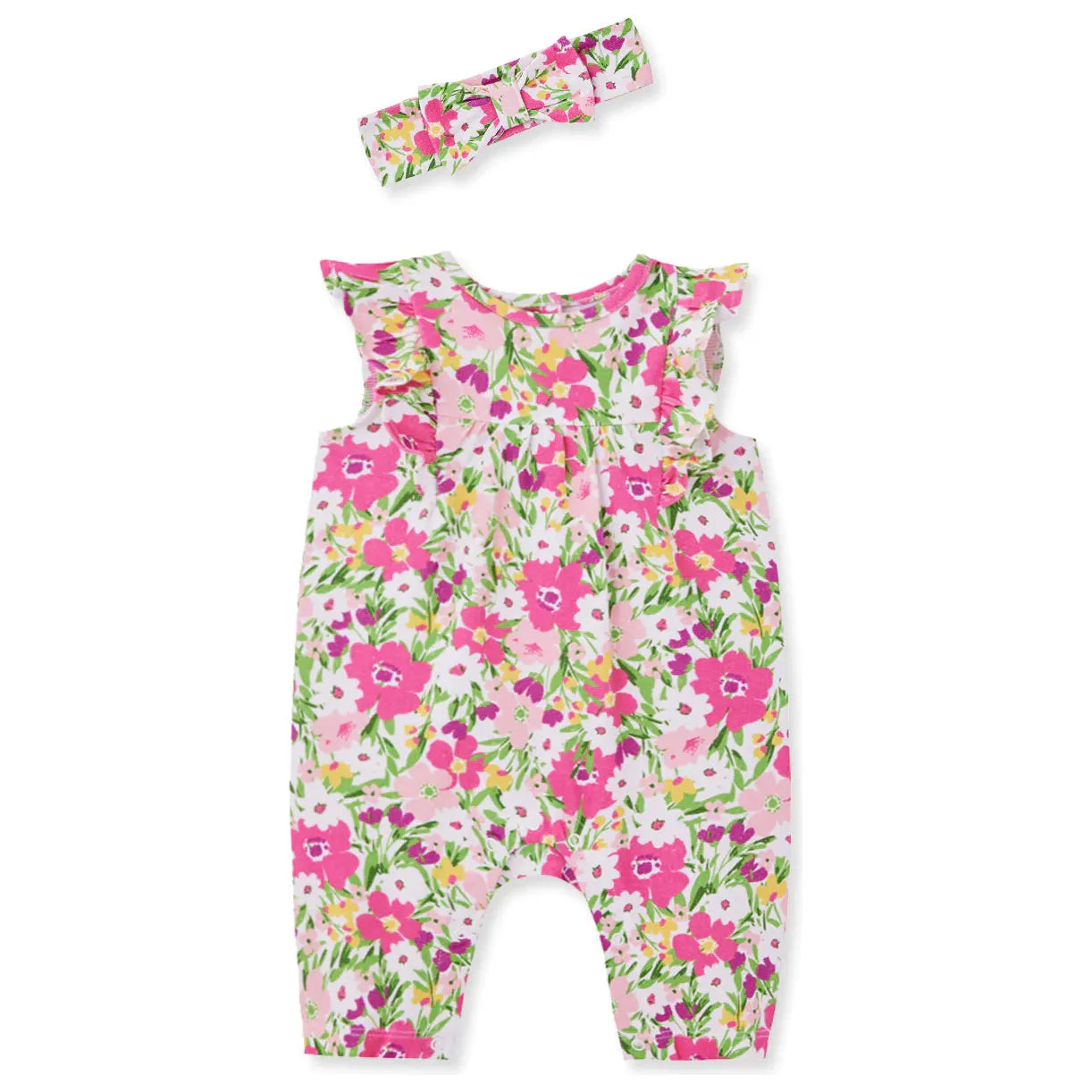 floral fest jumpsuit & headband