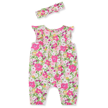 Floral Fest Jumpsuit & Headband PEEK A BOO