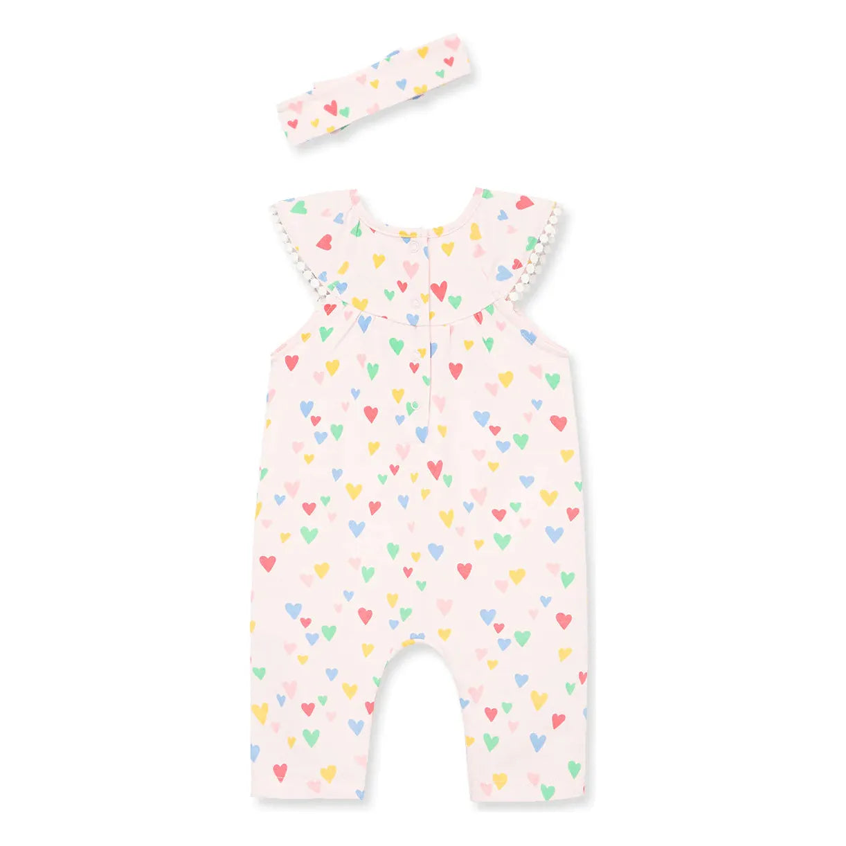 hearts jumpsuit & headband