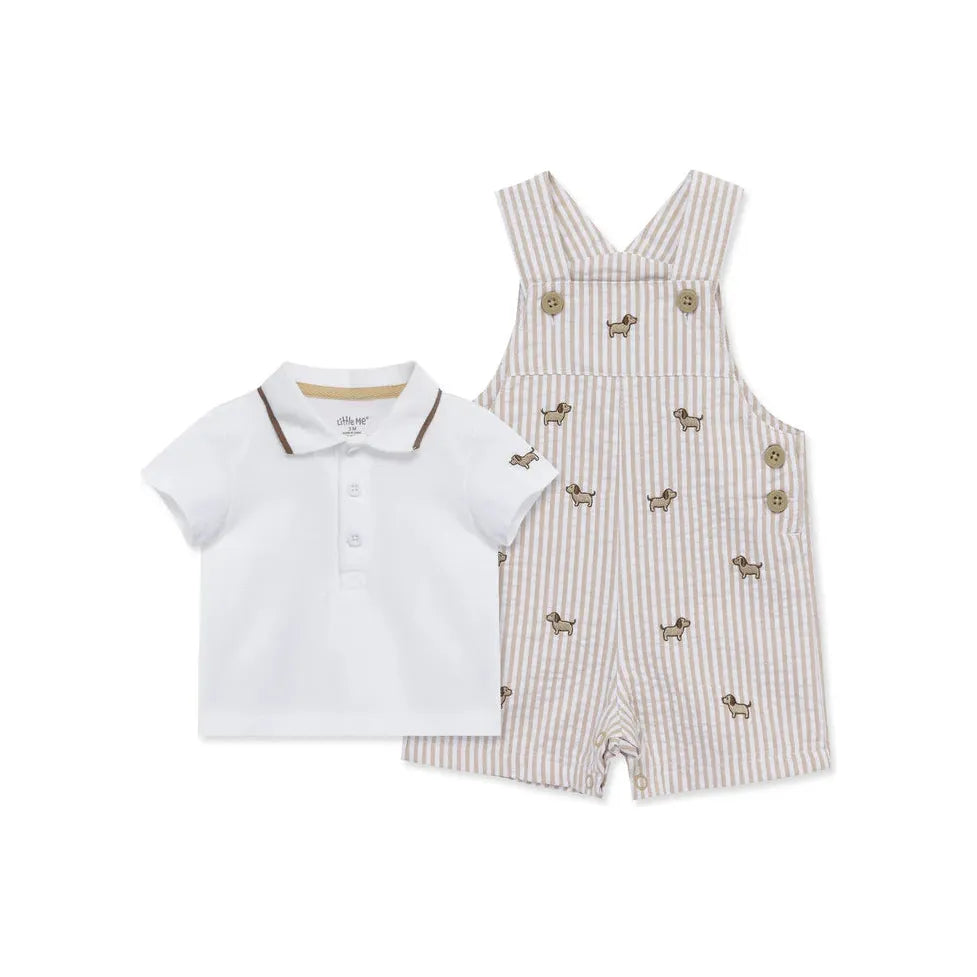 Puppy Shortall Set - Baby PEEK A BOO