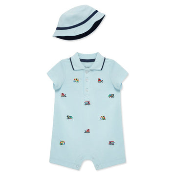 Trucks Romper & Hat PEEK A BOO