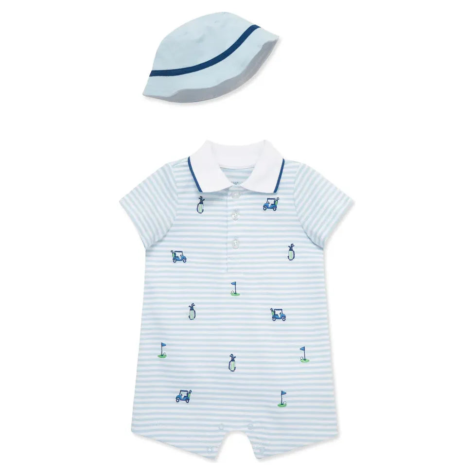 golf romper & hat