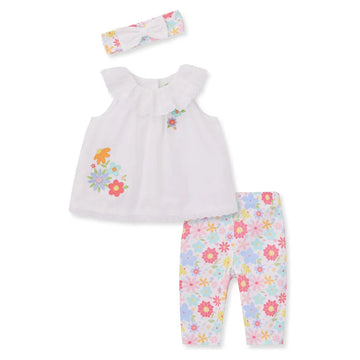 Fun Floral Woven Tunic Set PEEK A BOO