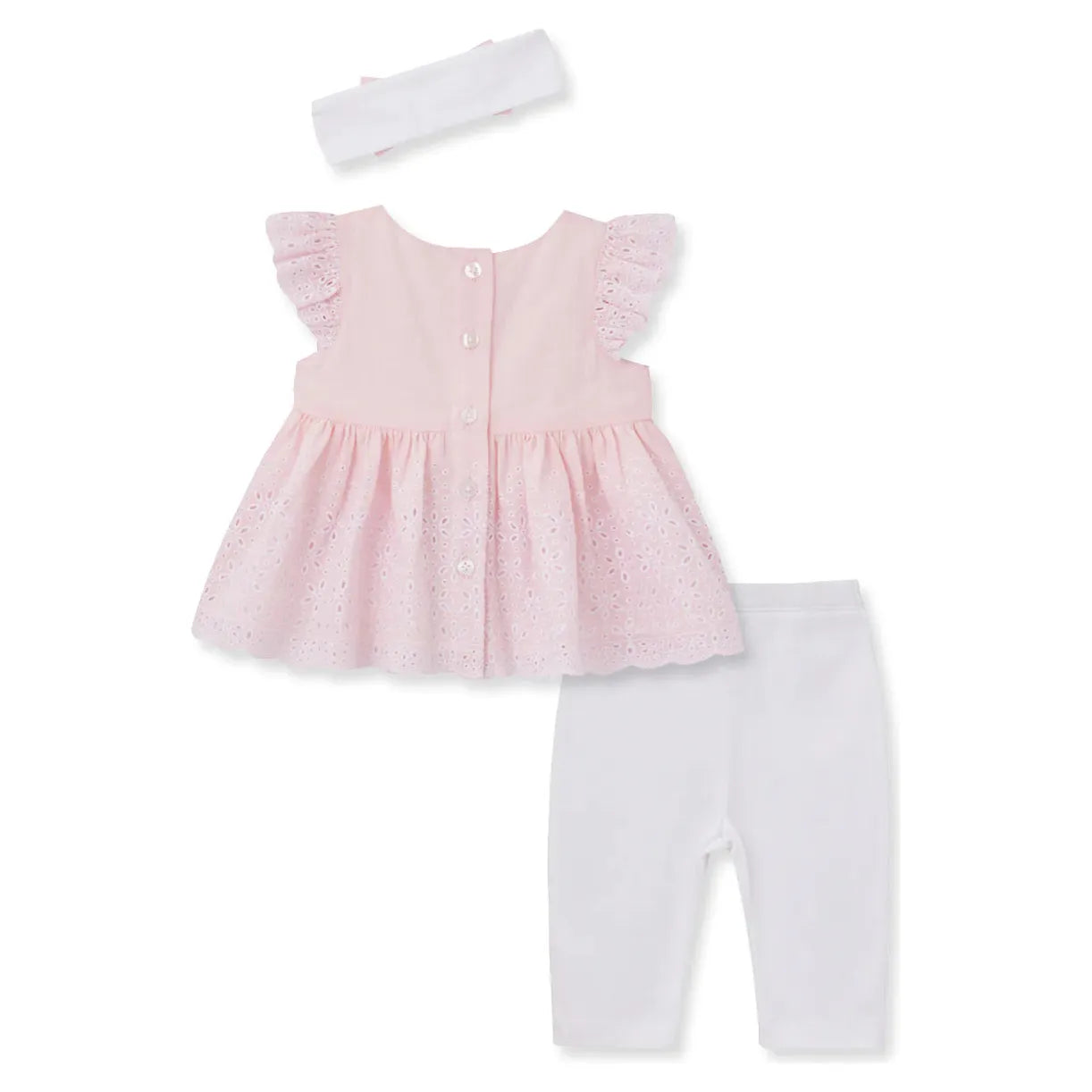 daisy eyelet infant woven tunic set
