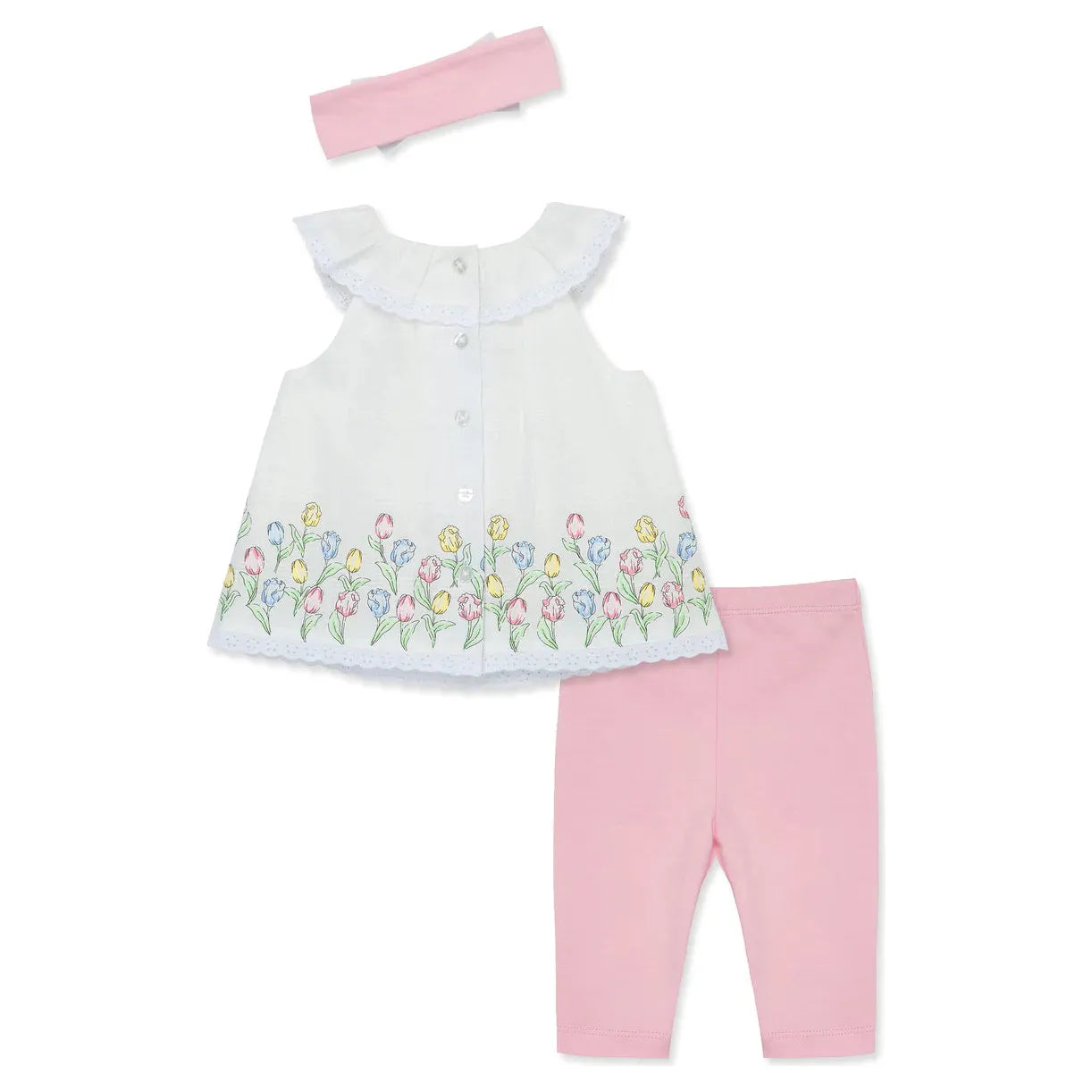 tulips woven tunic set