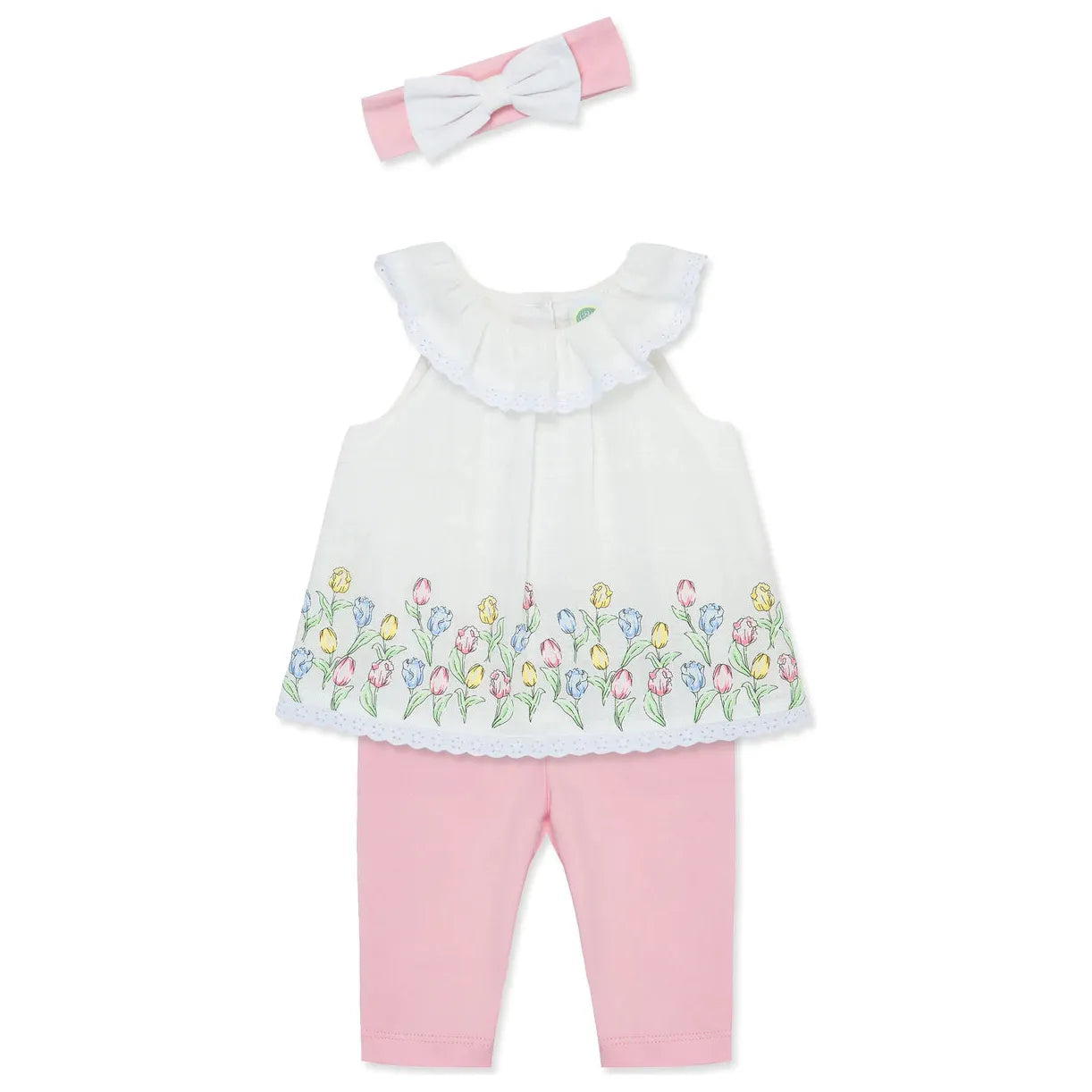 tulips woven tunic set