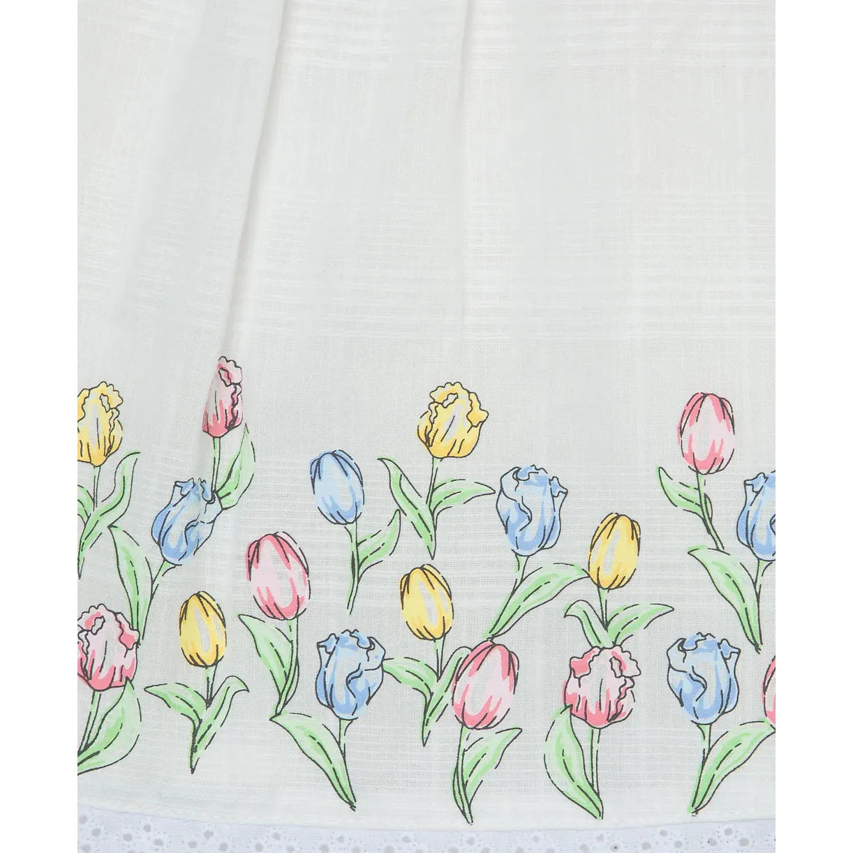tulips woven tunic set