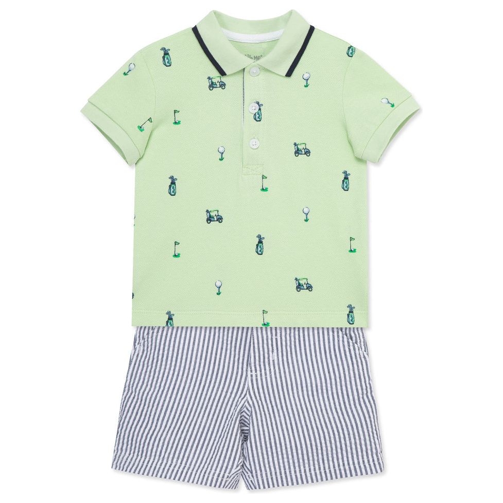 golf polo short set