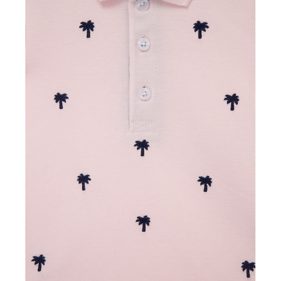 palm polo short set