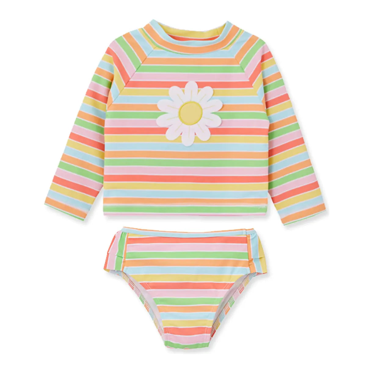 Rainbow Rashgaurd Set