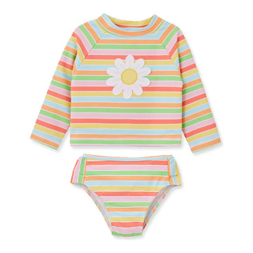 Rainbow Rashgaurd Set