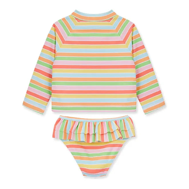 rainbow rashgaurd set peek a boo
