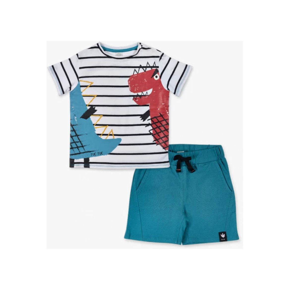 green knitted set for boy juicy