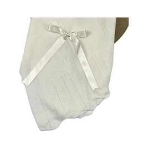 beige baby shawl