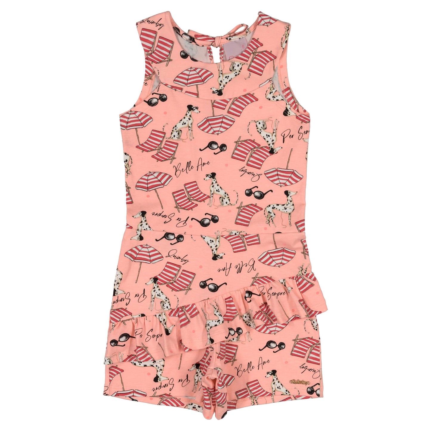 dogs sunglasses romper