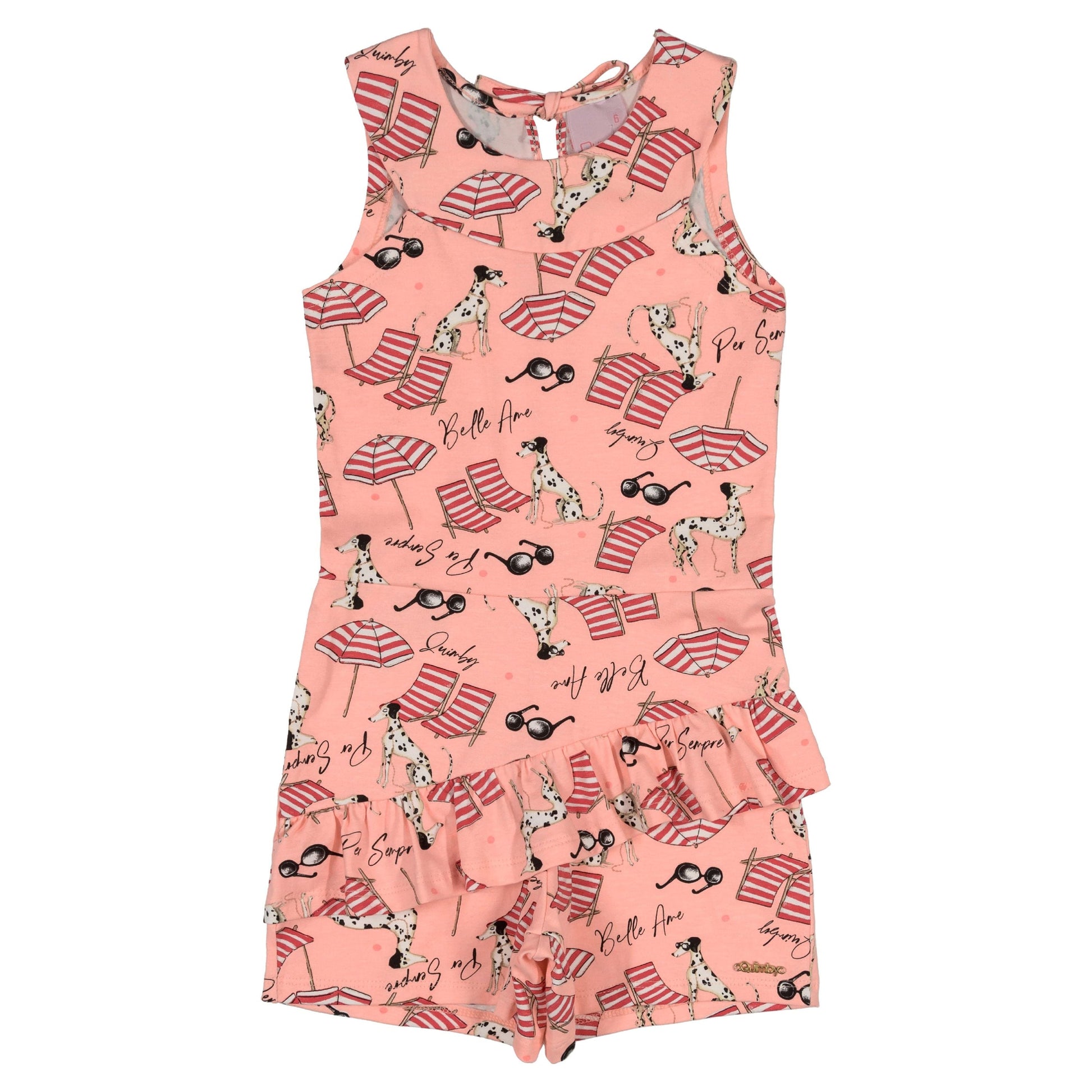 Dogs sunglasses romper PEEK A BOO