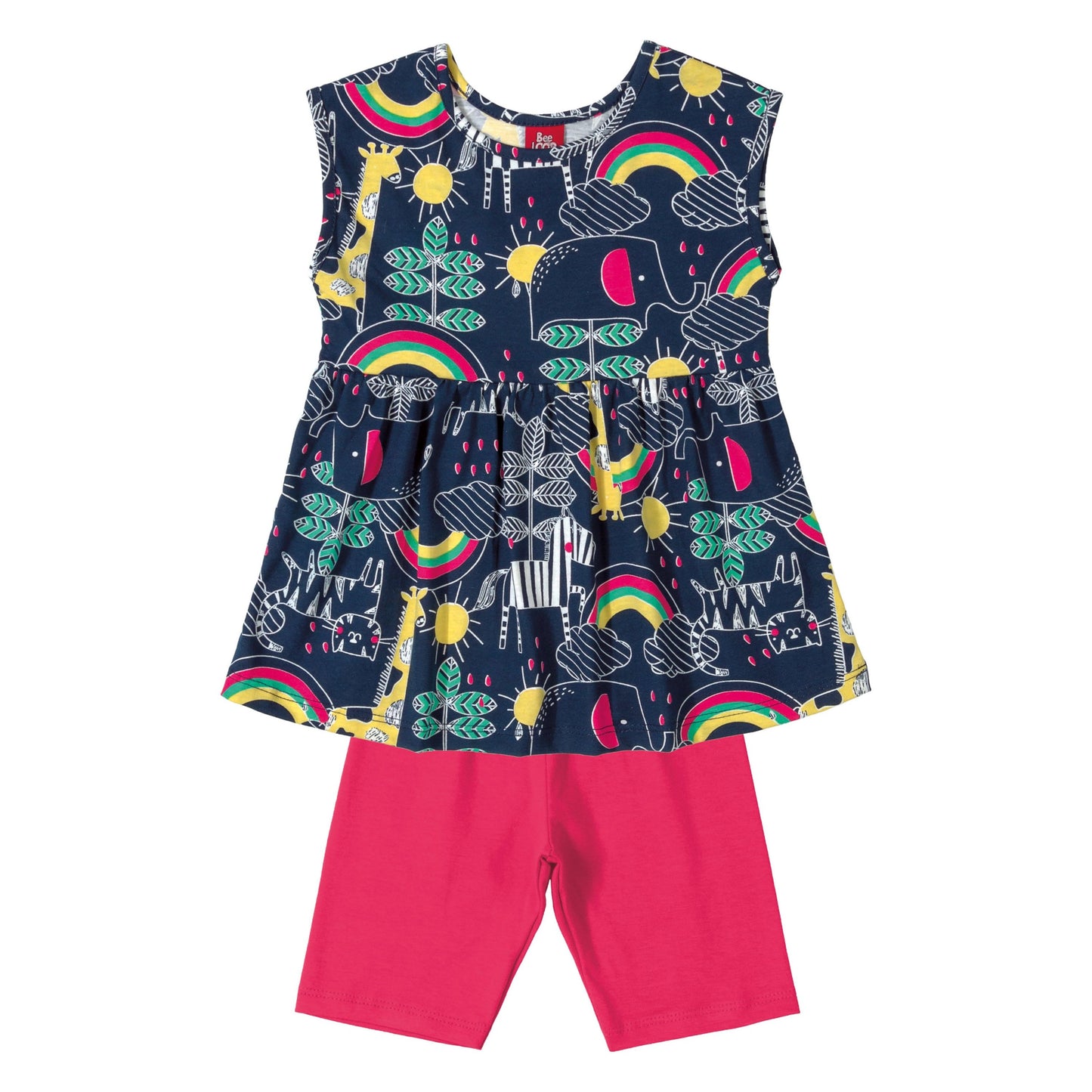 rainbow short set