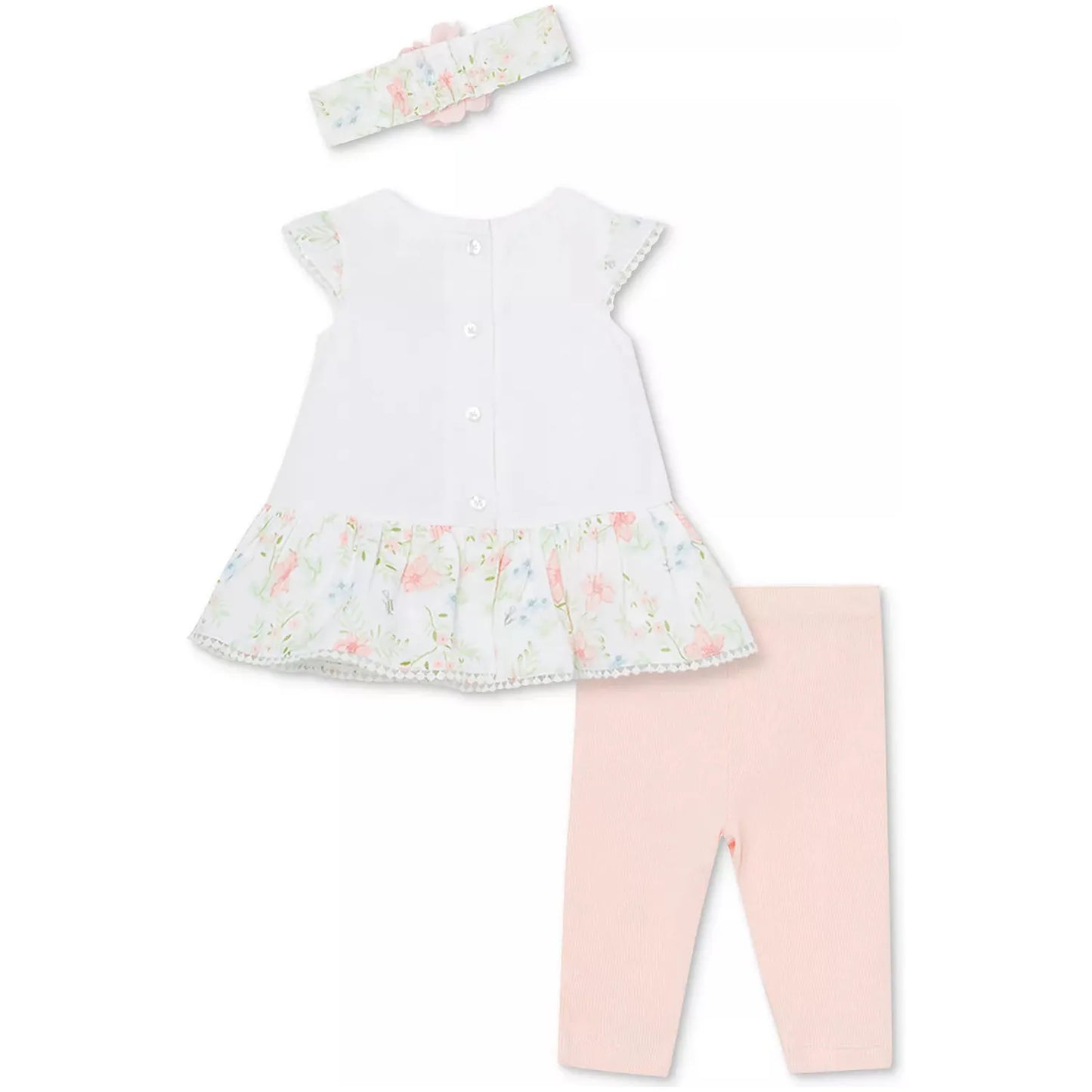 baby girls' pom pom-trimmed