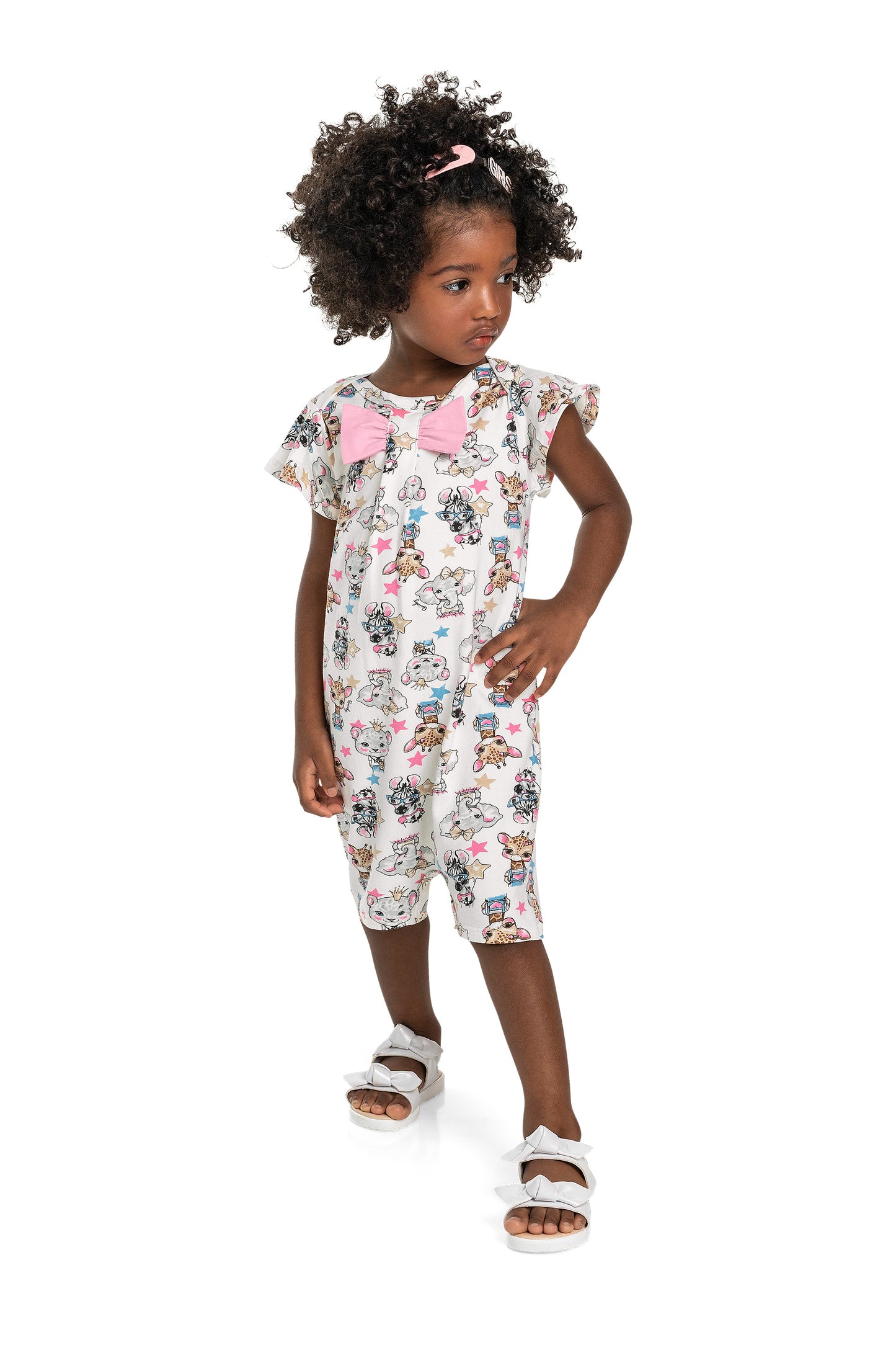 cute animals romper