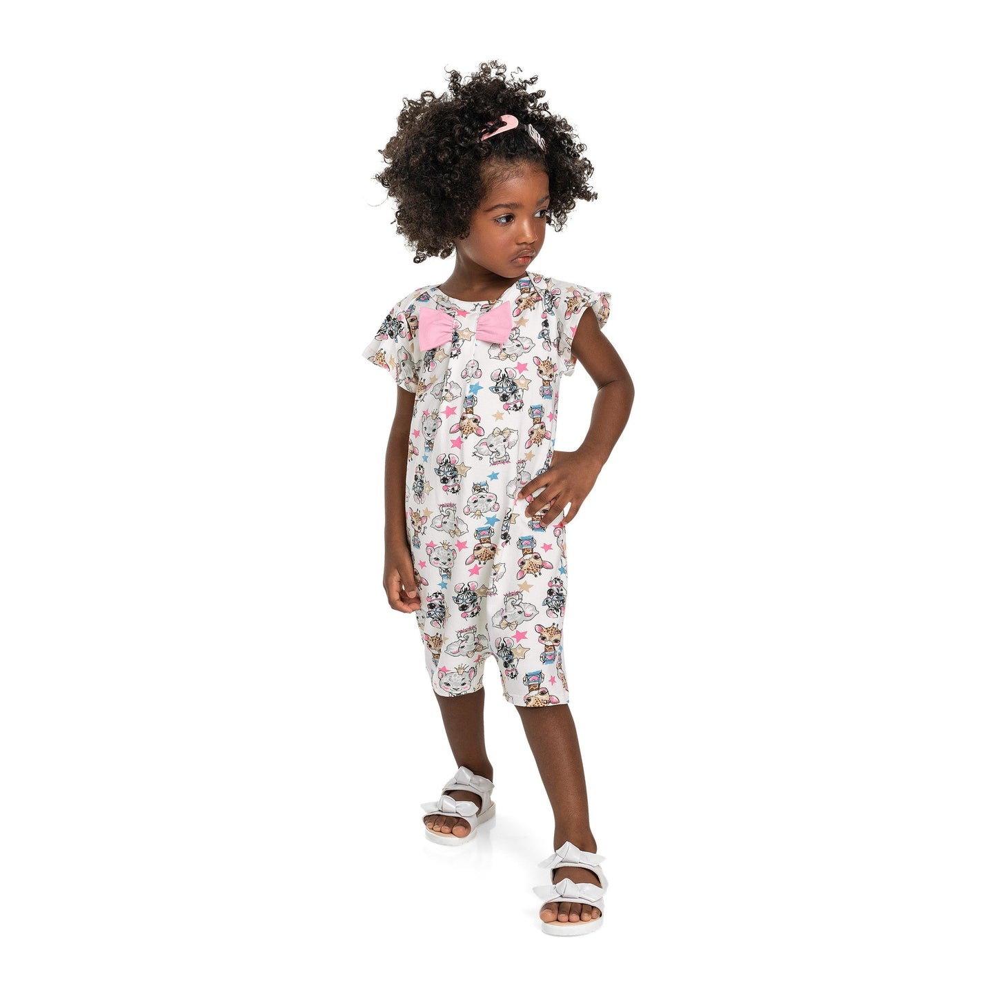 cute animals romper
