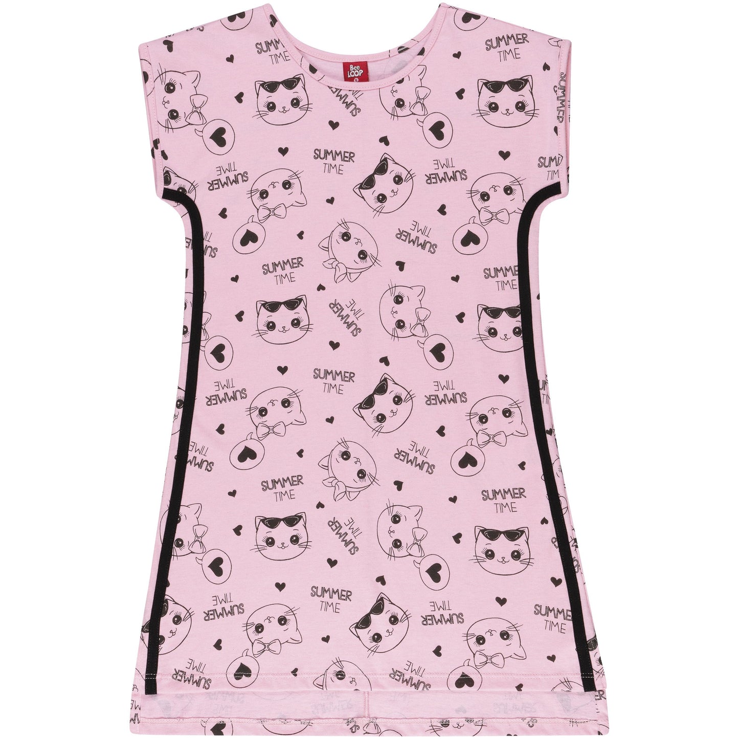 pinky cats dress