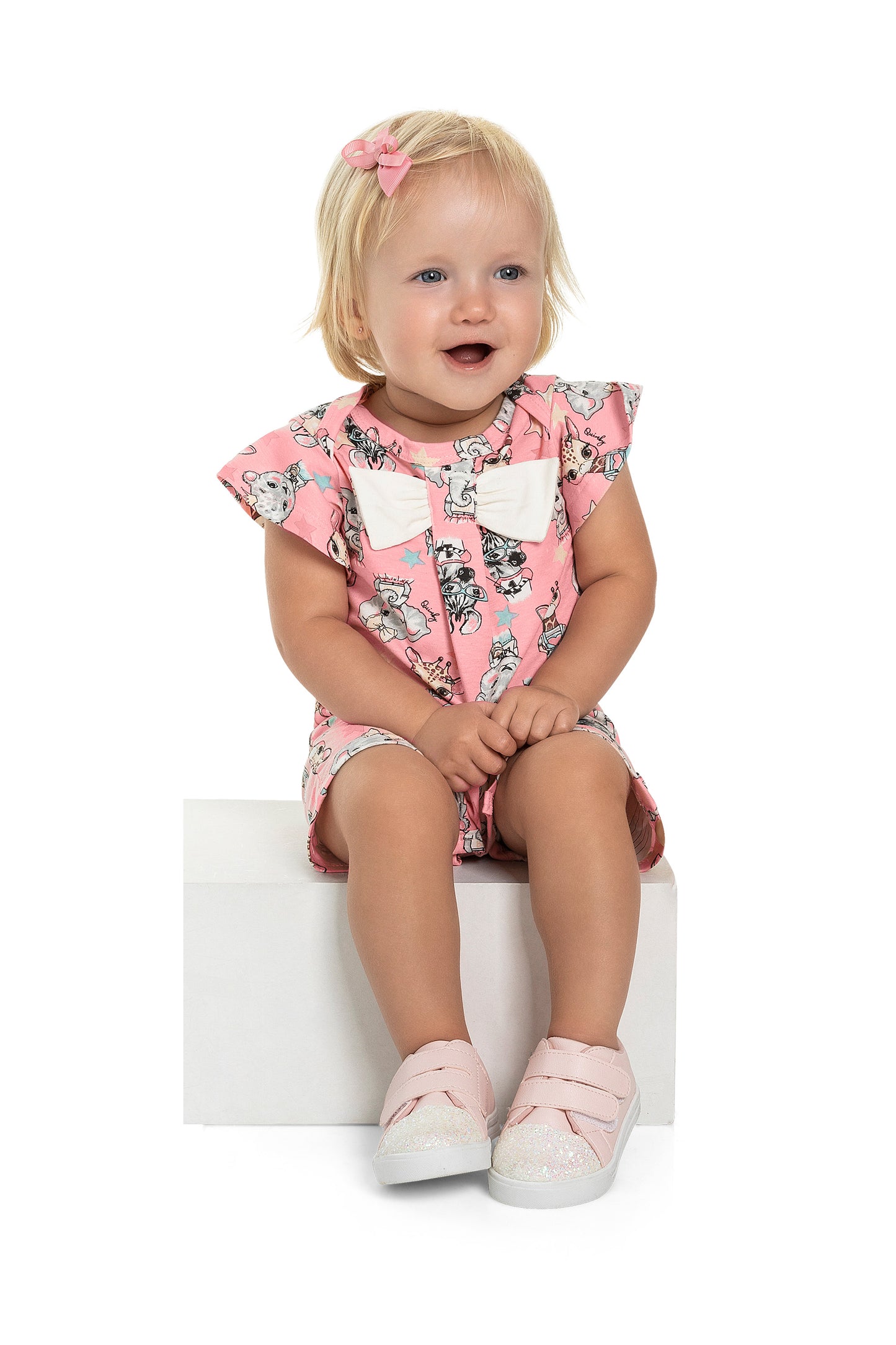 cute animals romper