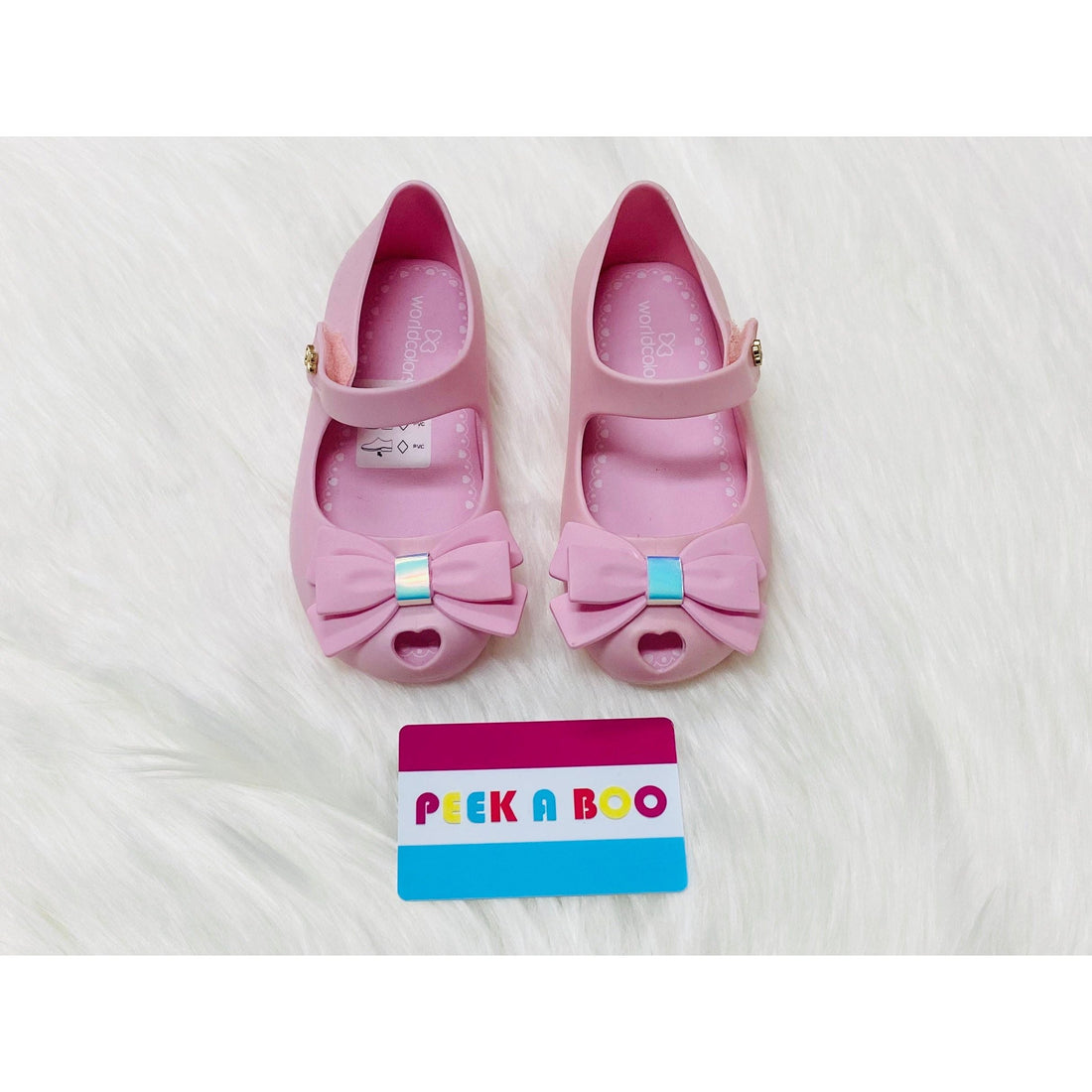 World Colors Pink Matte Straps PEEK A BOO