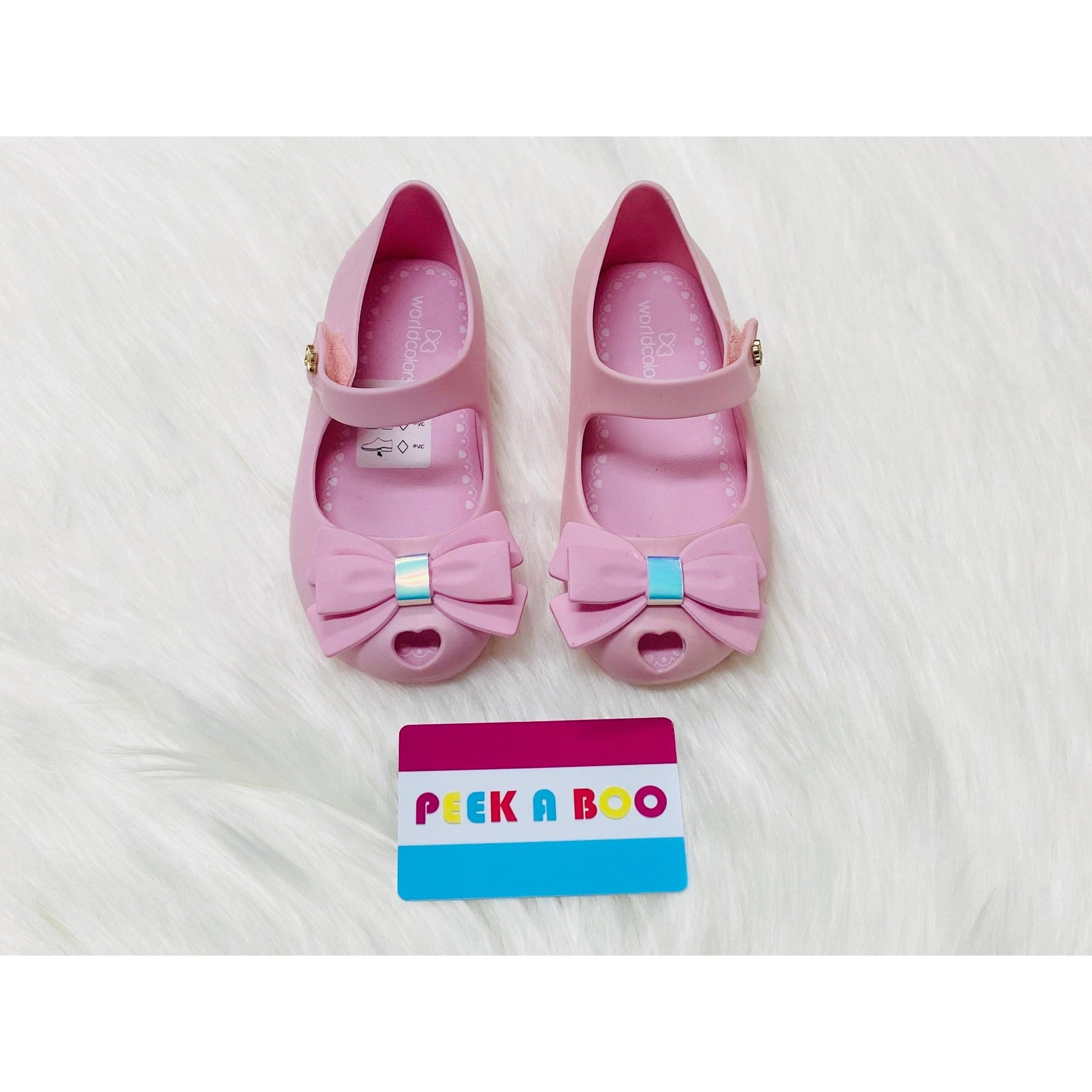 World Colors Pink Matte Straps PEEK A BOO