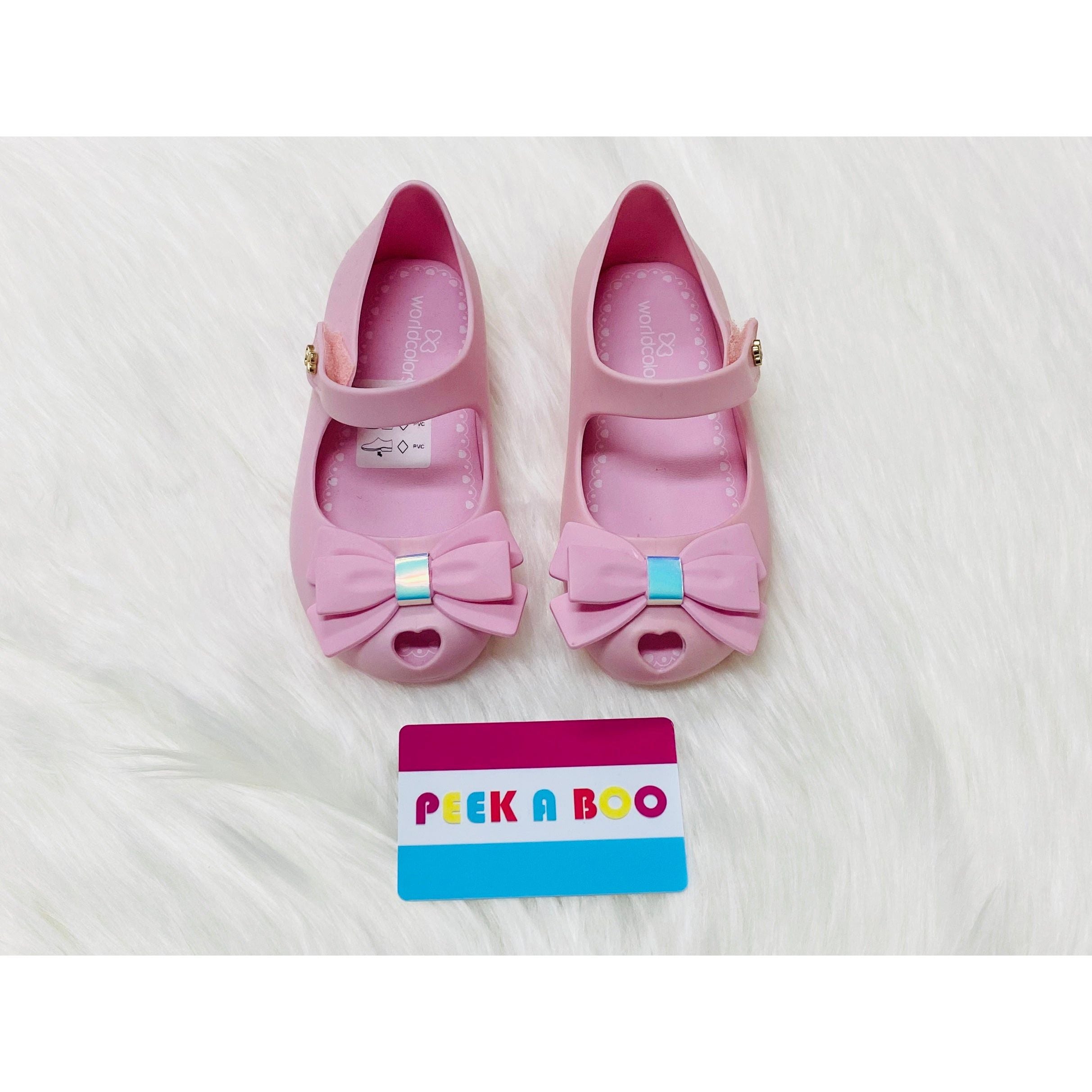 World Colors Pink Matte Straps PEEK A BOO