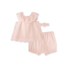 Light Pink Eyelet Sunsuit PEEK A BOO