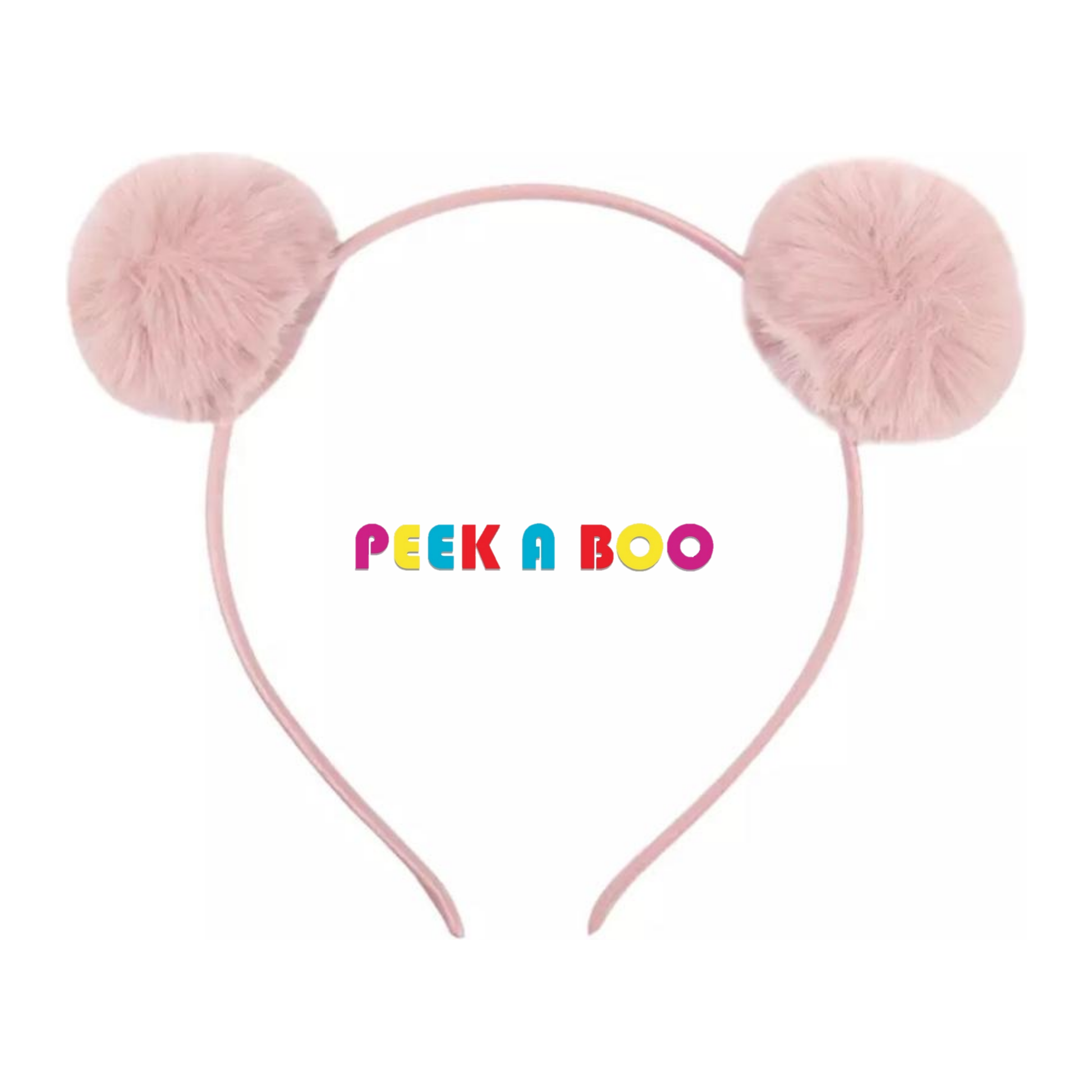 Small Pom Pom Headband PEEK A BOO