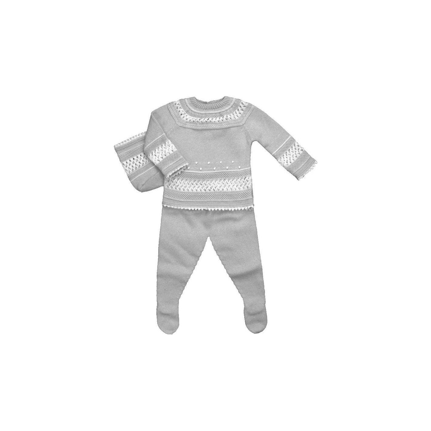 NEWBORN WOOL SET GARBANZO