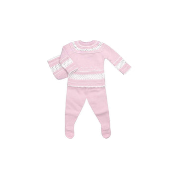 NEWBORN WOOL SET GARBANZO