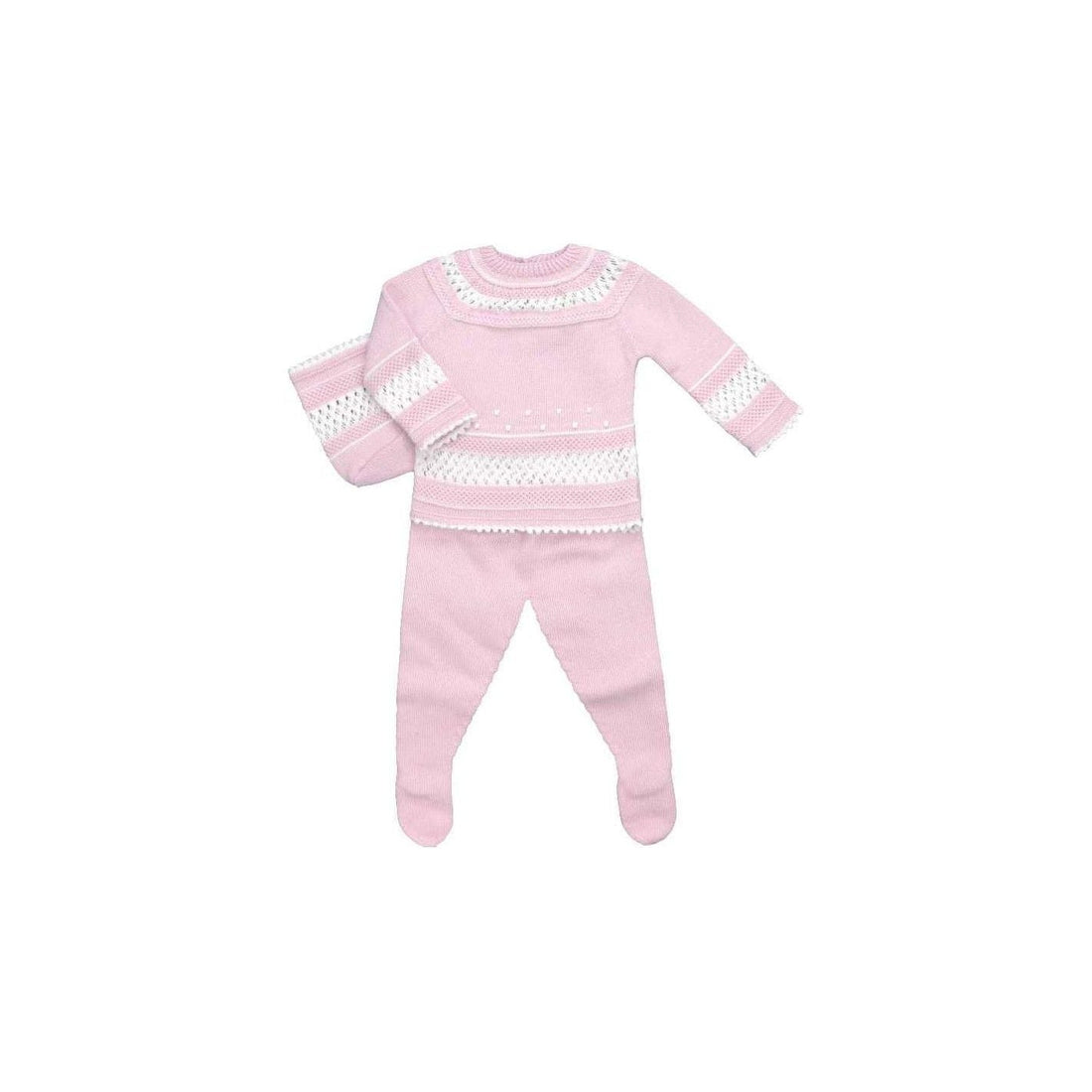 NEWBORN WOOL SET GARBANZO PEEK A BOO