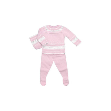 NEWBORN WOOL SET GARBANZO PEEK A BOO