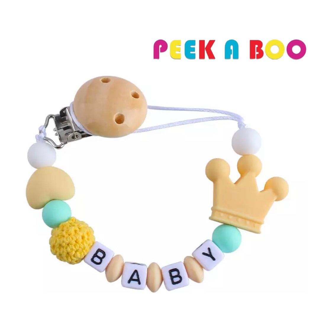 Pacifier BABY Holder PEEK A BOO