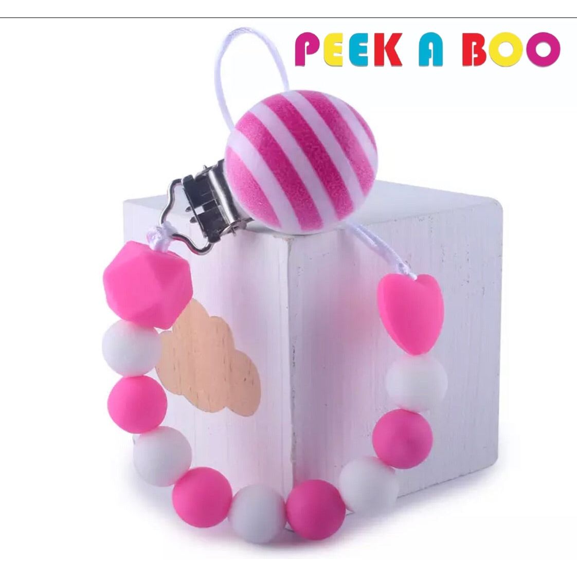 Pacifier BABY Holder PEEK A BOO