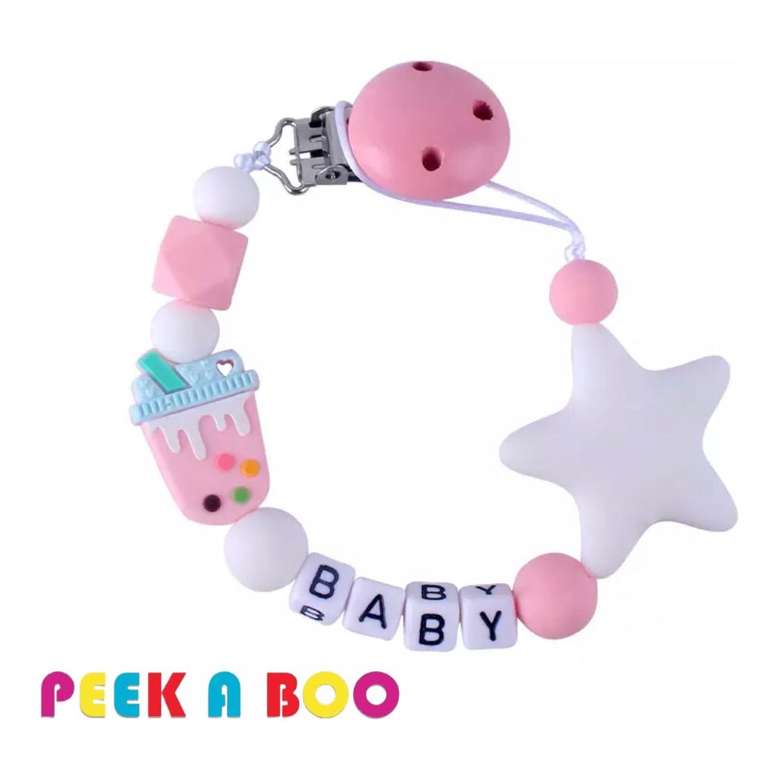 Pacifier BABY Holder PEEK A BOO