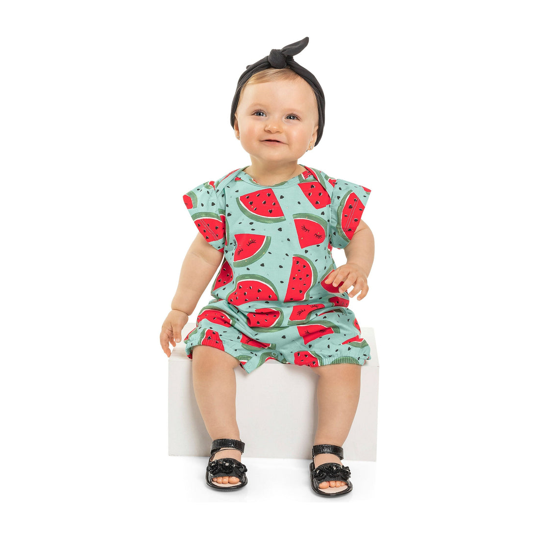 Watermelon Girls Romper PEEK A BOO
